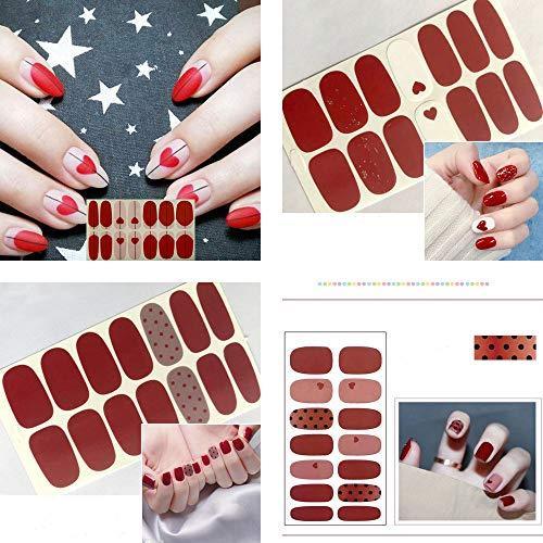 Just put nail seal 12 pieces set nail wrap nail sticker nail accessories women simple ladies present gift cute popular fashionable nail parts (10147)