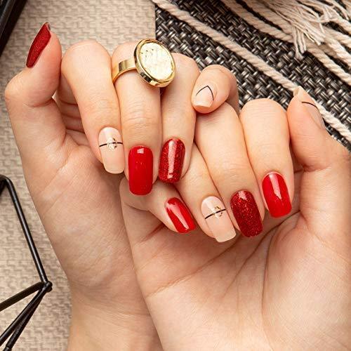 [GELATO FACTORY. ] Just stick Premium nail seal [Red Martini] 100% gel polish manicure gel nails nail chip seal nail parts self-nail