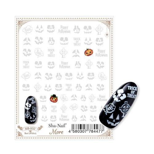 Sha-Nail More nail seal Boo! (White) Halloween sheet Art material