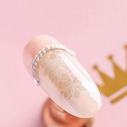 10 seal white nail foil lace white flowers in spring starry sky Neirudeko sticker nail art foil 50cm (11-20)