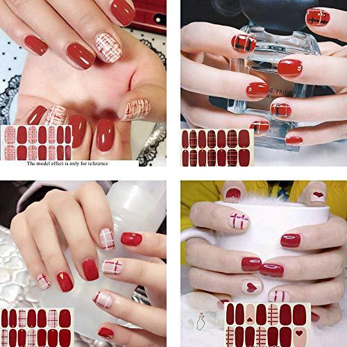 Just put nail seal 12 pieces set nail wrap nail sticker nail accessories women simple ladies present gift cute popular fashionable nail parts (10147)