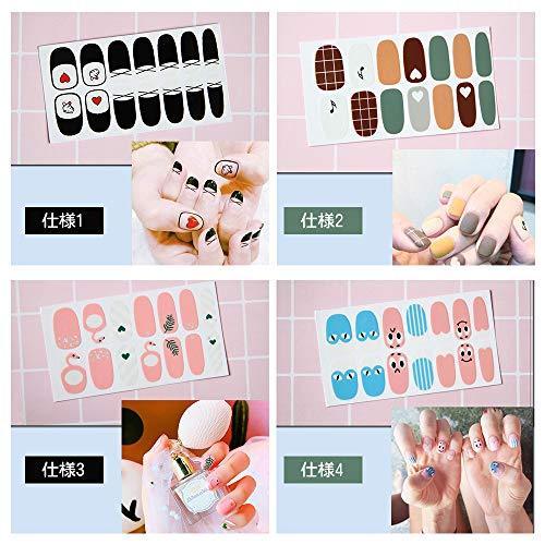 LATTCURE nail stickers, "84 pieces / 6 pieces" cute only a variety of designs put nail decorative nail seal nail for decoration gel nail seal