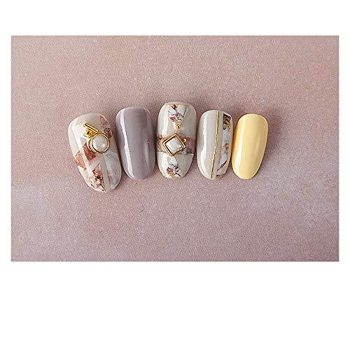 Embedded nail art 2 pieces in marble-style mosaic nail seal Nail sticker gel nail and Resin said in just stick