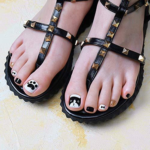 [ENVYLOOKZINIPIN] just put the foot nail seal for long-lasting foot nail seal nail strip nail wrap fashionable design _FA00033