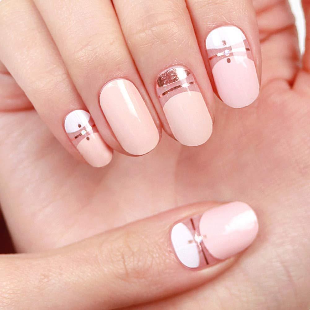 [ENVYLOOKXZINIPIN] long-lasting manicure nail strip nail wrap stylish design just put gel nail seal KA00145