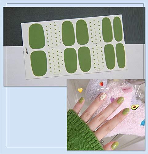 -8 sheet just put nail stickers nail polish nail art nail wrap nail accessories women ladies present gift cute popular fashionable senior nail seal