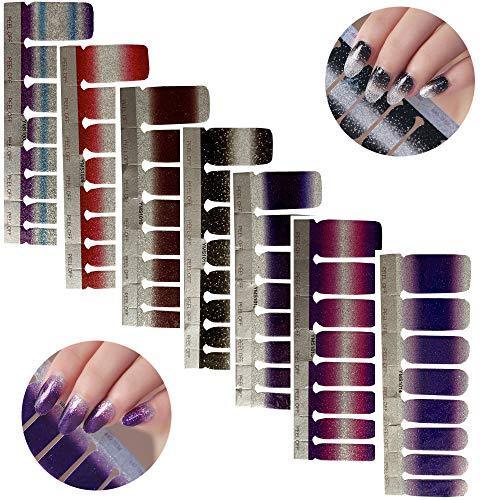 Just put nail seal seven set nail wrap nail sticker nail accessories women simple ladies present gift cute popular fashionable nail parts 10049
