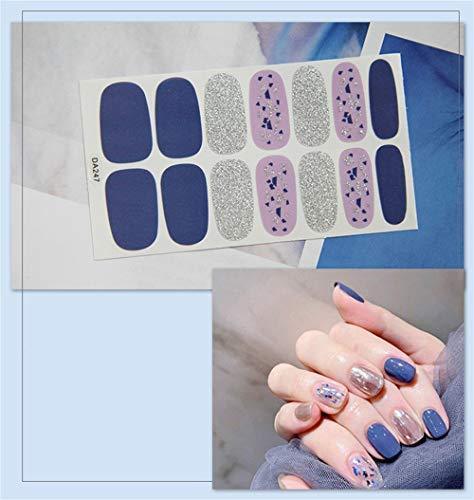 -8 sheet just put nail stickers nail polish nail art nail wrap nail accessories women ladies present gift cute popular fashionable senior nail seal