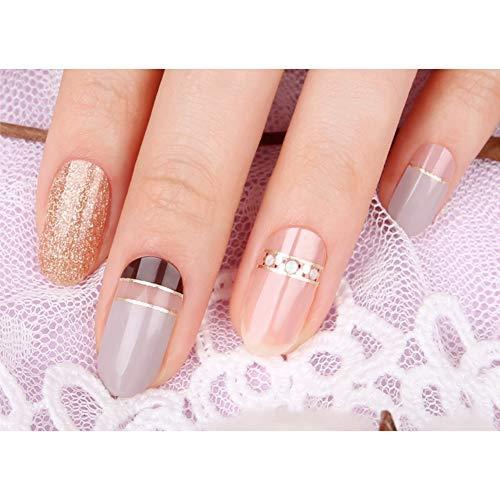 [ENVYLOOKZINIPIN] long-lasting manicure nail strip nail wrap stylish design just put gel nail seal _KA00093