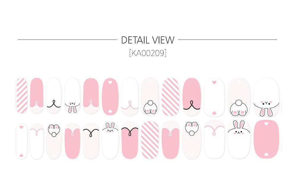 [ENVYLOOKZINIPIN] long-lasting manicure nail strip nail wrap stylish design just put gel nail seal _KA00209