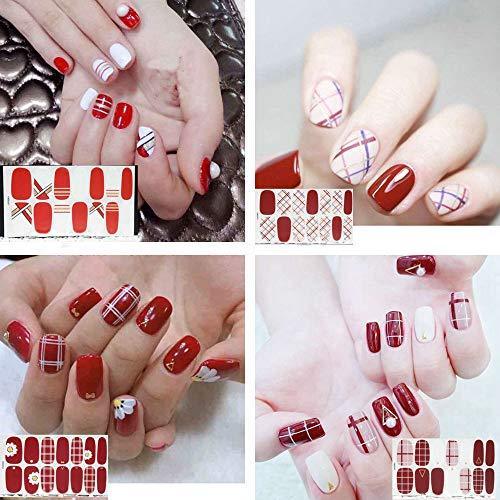 Just put nail seal 12 pieces set nail wrap nail sticker nail accessories women simple ladies present gift cute popular fashionable nail parts (10121)