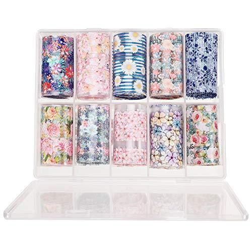 Wen18Rhyavf 40 volume set pattern nail sticker water seal nail seal Nail Water nail seal peeled off by the sealing water