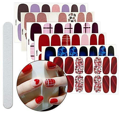 -6 sheets only manicure nail art