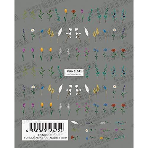 TSUMEKIRA (Tsumekira) nail seal es FUNSIDE produce Nuance Flower ES-NUF-101