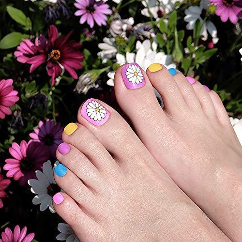 [ENVYLOOKZINIPIN] just put the foot nail seal for long-lasting foot nail seal nail strip nail wrap fashionable design _FA00052