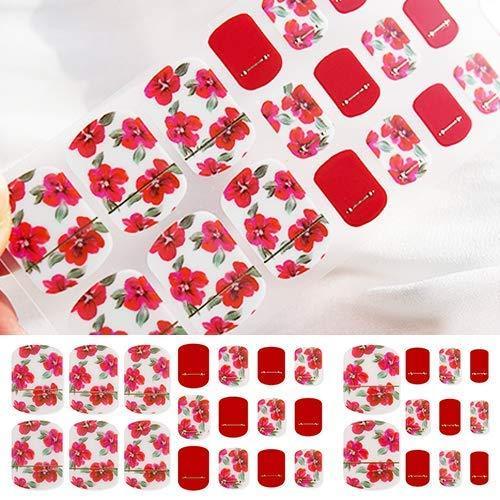 [GELATO FACTORY. Foot Nail seal [retro camellia flowers] put only manicure gel nails nail tip nail seal