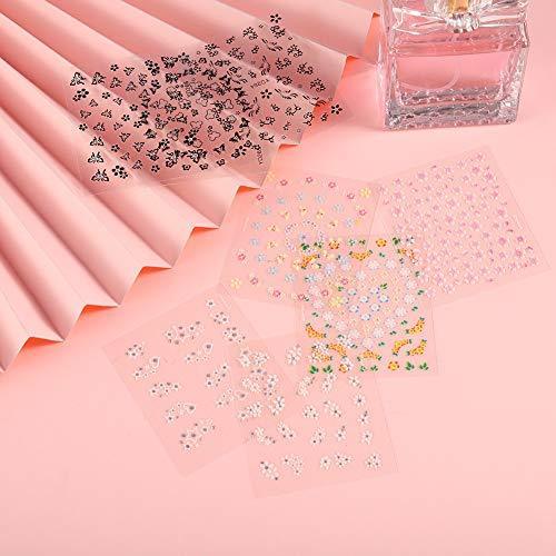 oAuLrX 90 sheets Nail Art seal Mini Nail for cute manicure nail sticker