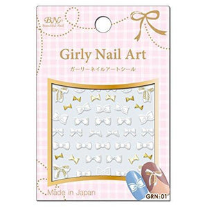 BN girly nail seal GRN-01 ribbon (1 seat)