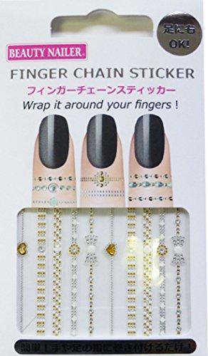 BEAUTY NAILER finger chain sticker CHAIN-5