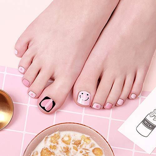 [ENVYLOOKZINIPIN] just put the foot nail seal for long-lasting foot nail seal nail strip nail wrap fashionable design _FA00043