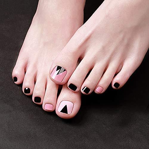 [ENVYLOOKZINIPIN] just put the foot nail seal for long-lasting foot nail seal nail strip nail wrap fashionable design _FA00040