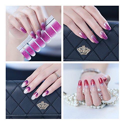 9 piece set nail seal Nail sticker set put only manicure (gradient 9 piece set)