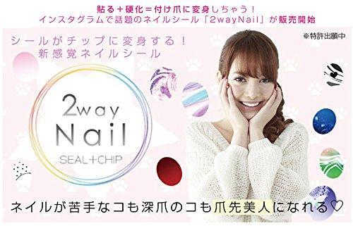 2way Nail [easily peeled off to gel nail seal and chip] silver lace pink