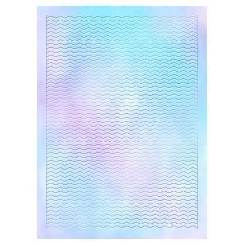 TSUMEKIRA (Tsumekira) nail seal Aurora Horo Jingu Asami Produce Aurora film seal wave OH-PRD-114 multi-color