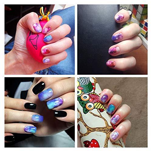 Magic of the starry sky series nail creative cool watermark stickers Stamping Nail Art Tips Nail Manicure decal -YZW-8175-