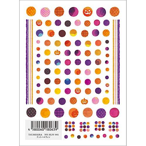 TSUMEKIRA (Tsumekira) nail seal dot Halloween NN-HLW-901 1 sheet multi-color