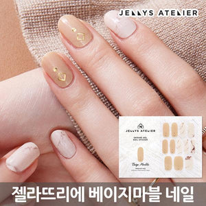 "Gelato Rie" N03 Beige Marble gel