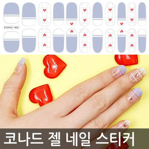 [Conrad] Conrad gel nail sticker N23 checkmate Heart