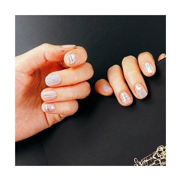 [Art Box] here line gel nail sticker 150 see-through party