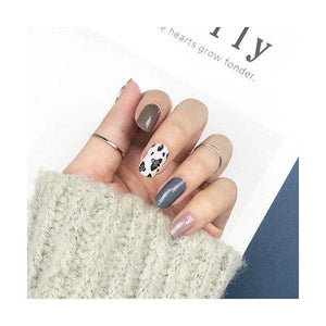 [Art Box] here line gel nail sticker 165 Daily leopard