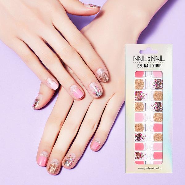 [Nails nail] Nails Nail Gel nail strip nail sticker self-nail No. 120