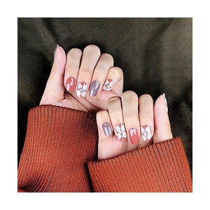 [Art Box] here line gel nail sticker 171 Argyle check