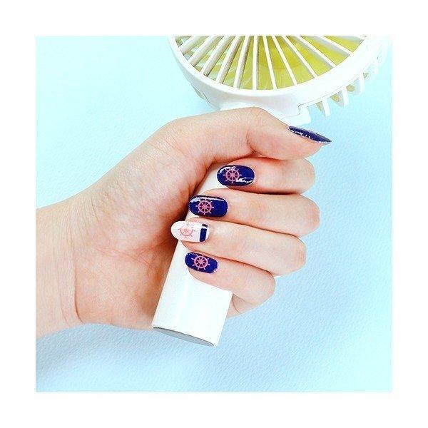 [Art Box] here line gel nail sticker 152 Deep Blue