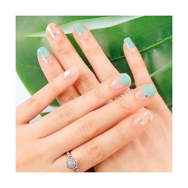 [Art Box] here line gel nail sticker 149 Honey mint