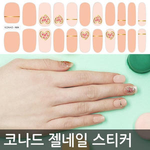 [Conrad] Conrad gel nail sticker N04 pitch pitch Heart