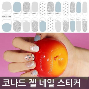 [Conrad] Conrad gel nail sticker N08 centimeters Han mono gray