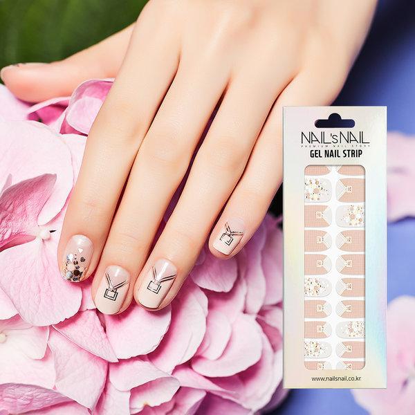 [Nails nail] Nails Nail Gel nail strip nail sticker self-nail No. 58