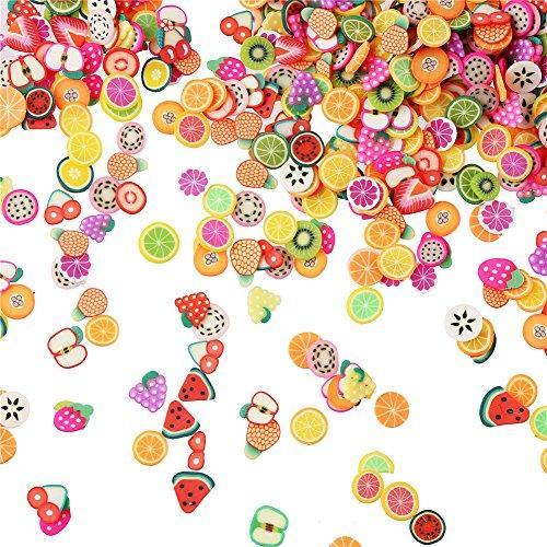 CCINEE slice parts slice stick nail art sticker fruit cut Neirudeko Dekopatsu nail care set nail supplies accessories fruit 35g set