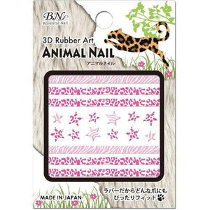 BN Nail seal animal line pink ANM-1