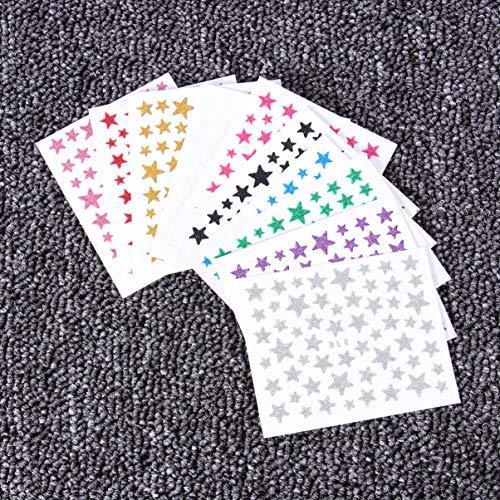 Frcolor nail sticker manicure seal star pattern nail decoration Nail Art Design 10 piece set (mixed colors)