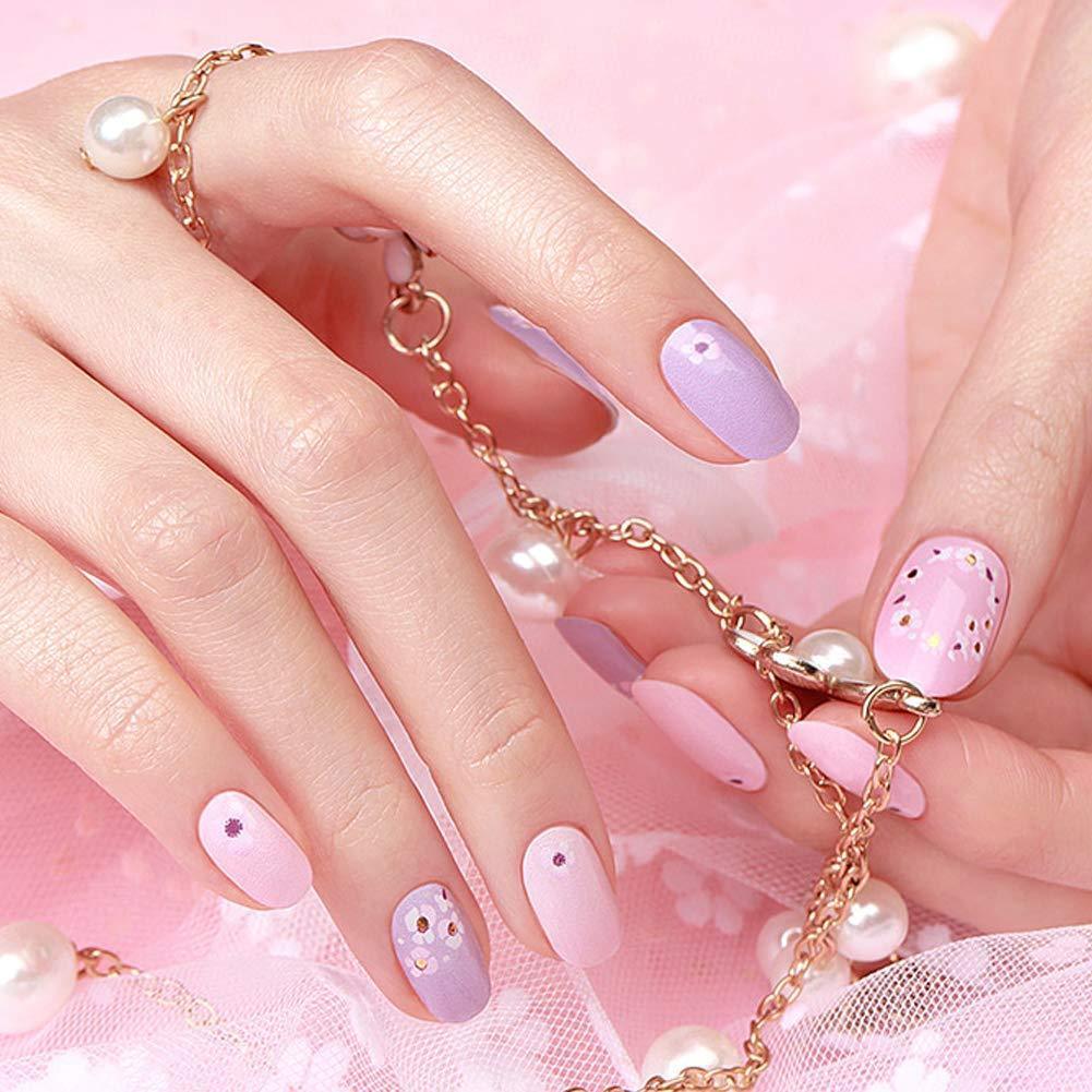 [ENVYLOOKZINIPIN] long-lasting manicure nail strip nail wrap stylish design just put gel nail seal _KA00036