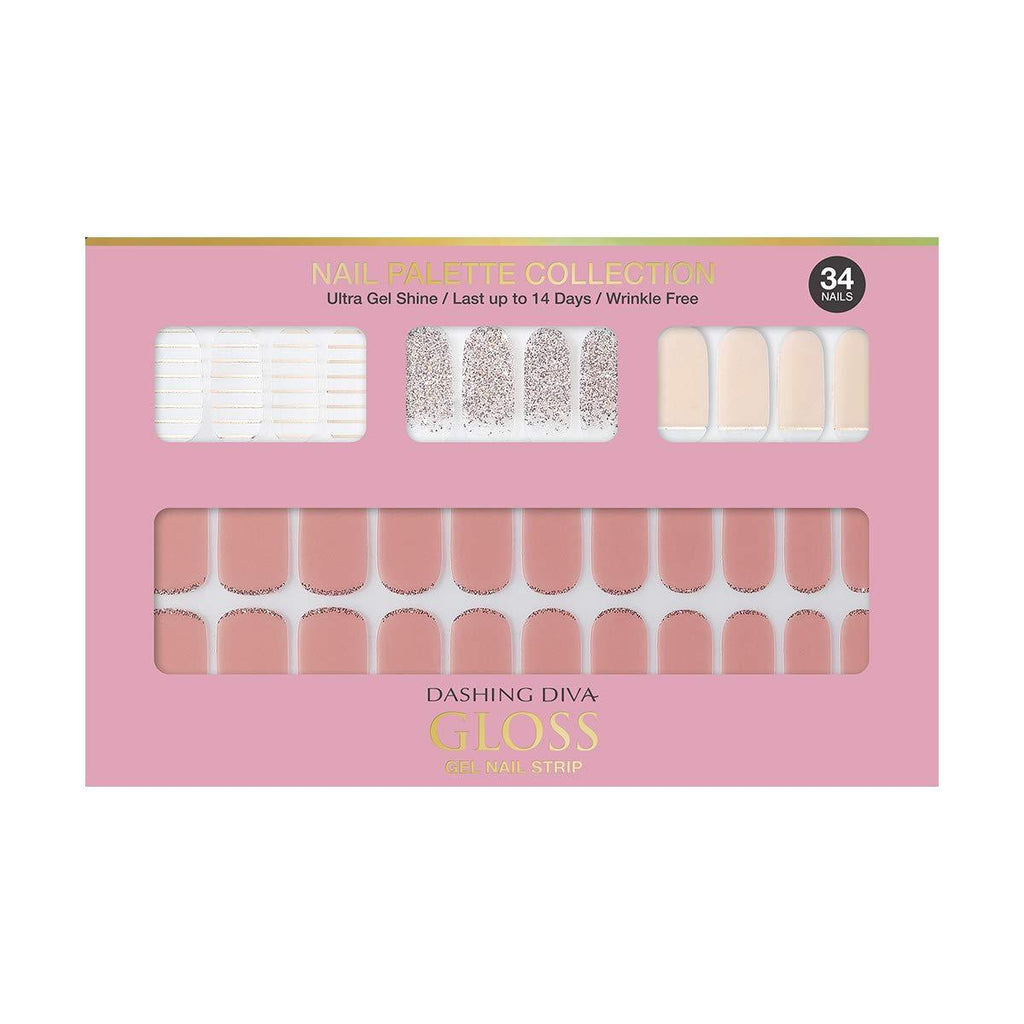 Dasshingude I Bas gloss gel nail strip DASHING DIVA Gloss Gel Nail Strip DGNP02-DURY + Original Gel nail seal