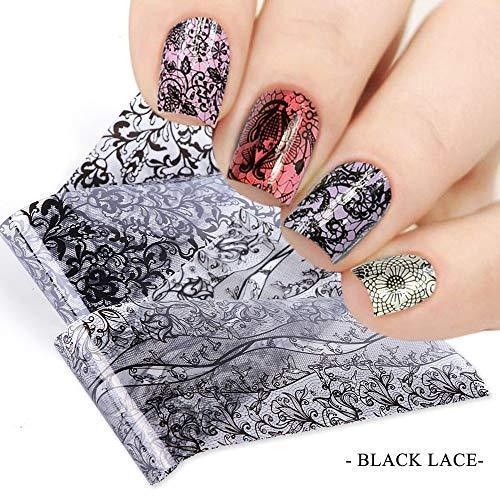 50 seal nail foil race Sakura spring starry sky Neirudeko sticker nail art foil (random)