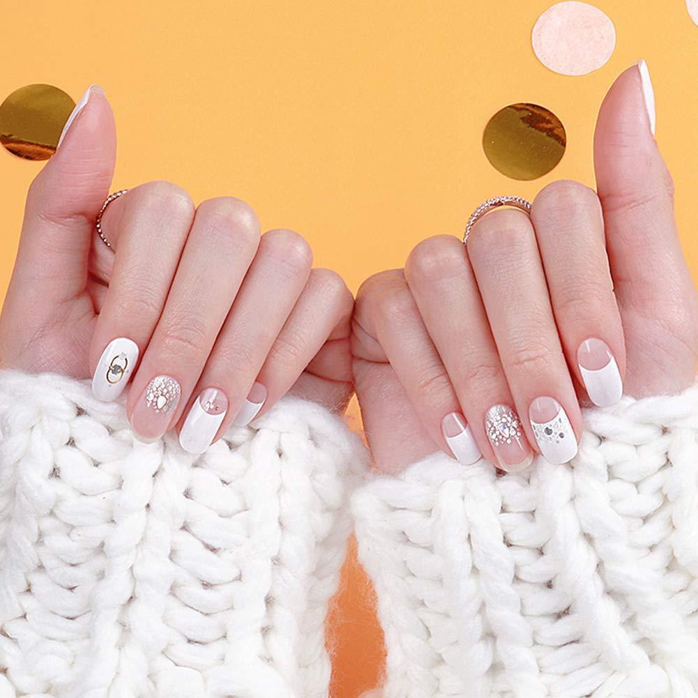 [ENVYLOOKZINIPIN] long-lasting manicure nail strip nail wrap stylish design just put gel nail seal _KA00216