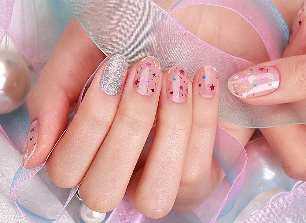 [ENVYLOOKXZINIPIN] long-lasting manicure nail strip nail wrap stylish design just put gel nail seal KA00364