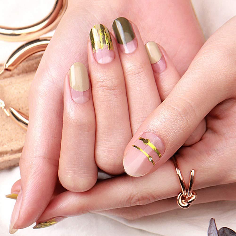 [ENVYLOOKXZINIPIN] long-lasting manicure nail strip nail wrap stylish design just put gel nail seal KA00298